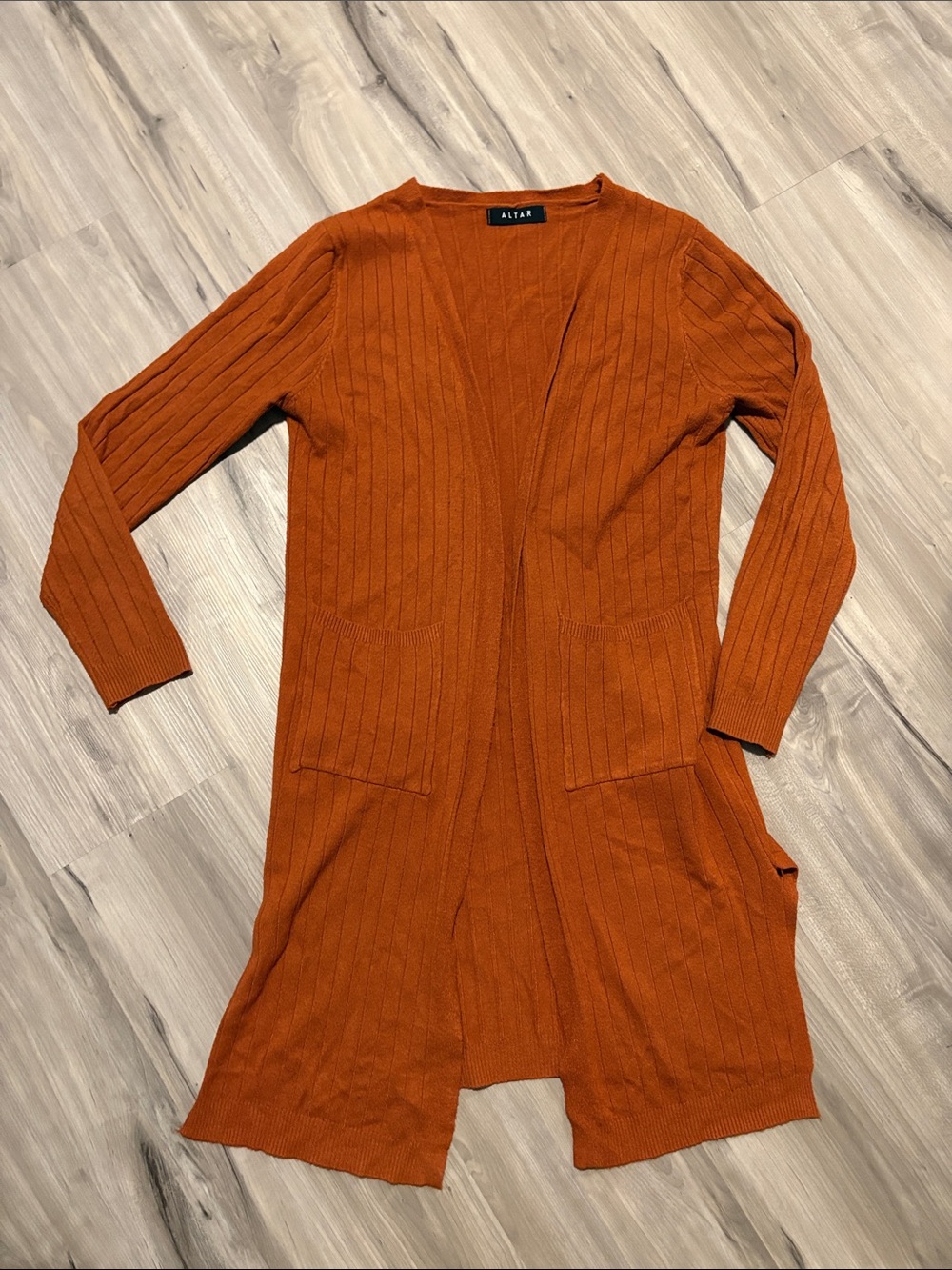 Burnt Orange long cardigan